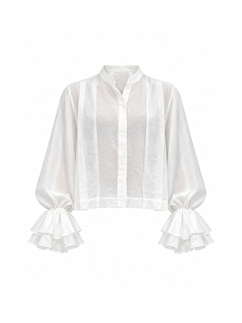 Блузка з Tencel білий, фото 1