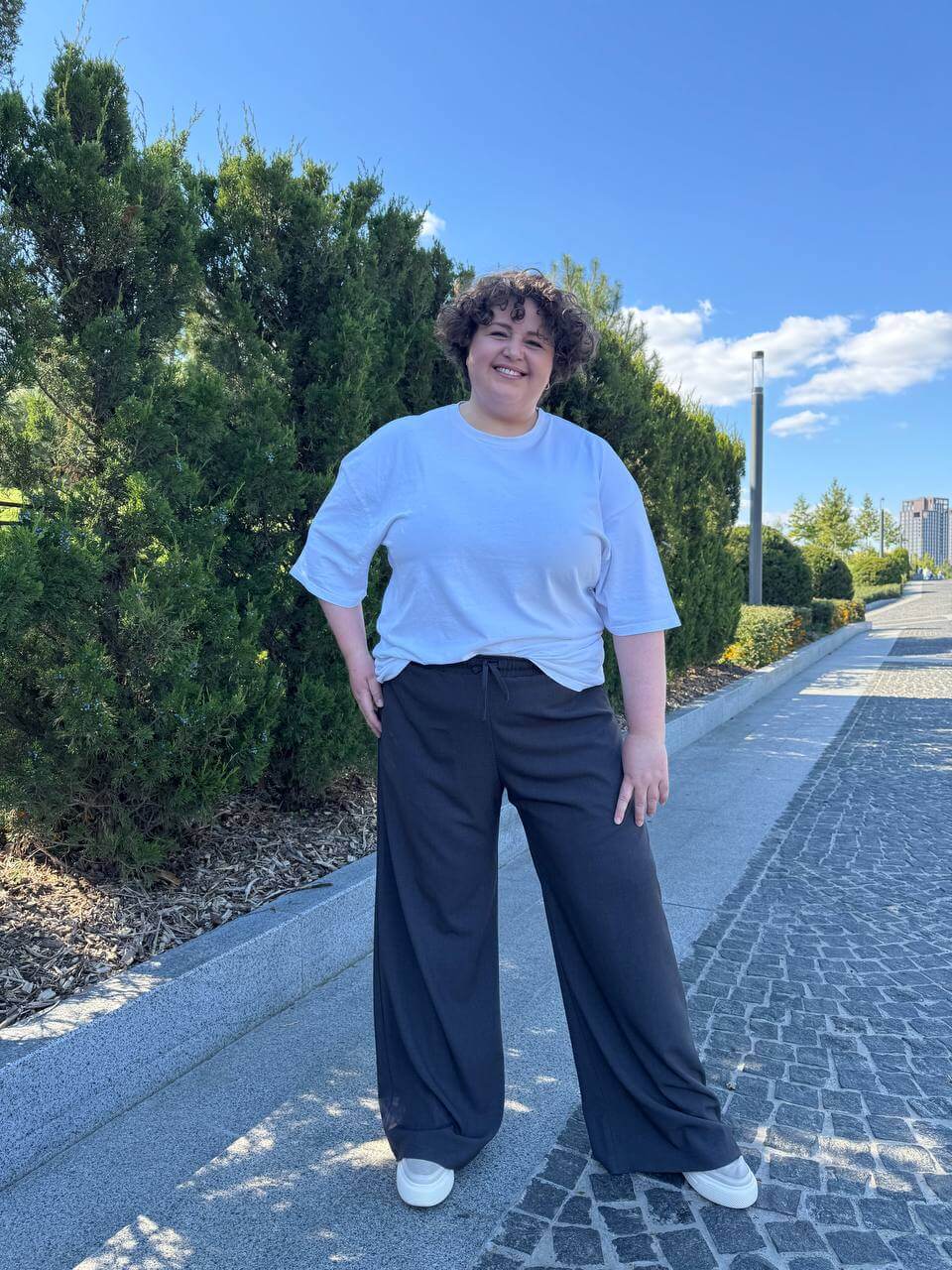 Штани класичні із резинкою  темно-сірий