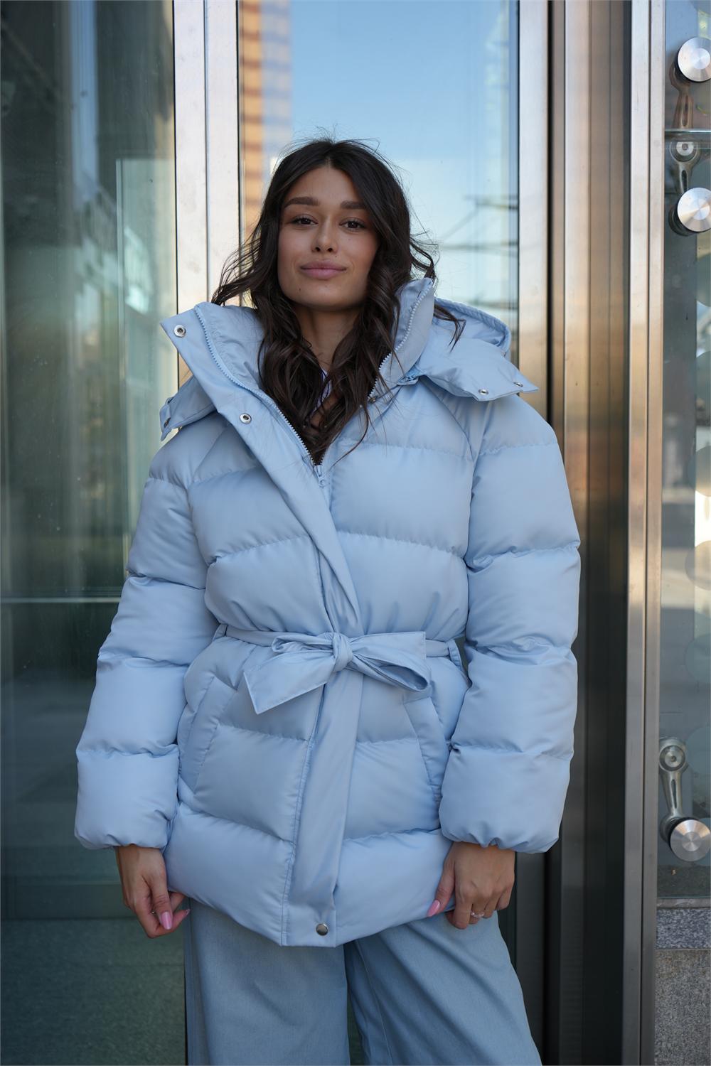 Пуховик "Puffer" блакитний, фото 6