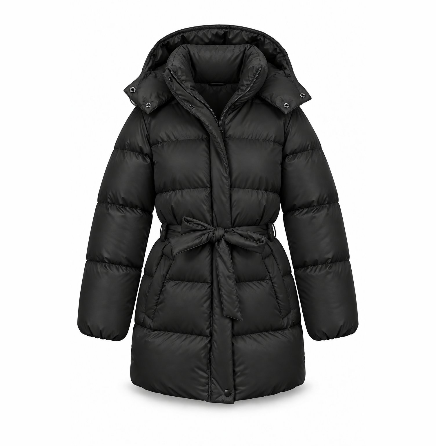 Пуховик "Puffer" чорний
