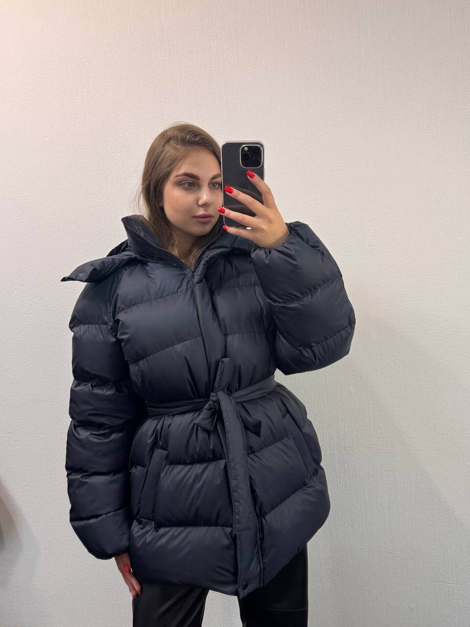 Пуховик "Puffer" синій