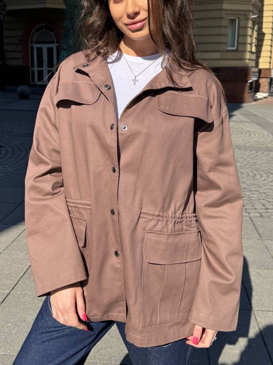 ТРЕНЧ COTTON ОВЕР МОККО3
